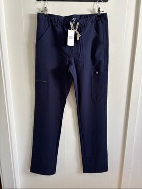 NWT Figs Men's Navy Cairo Cargo Scrub Pants Large Tall